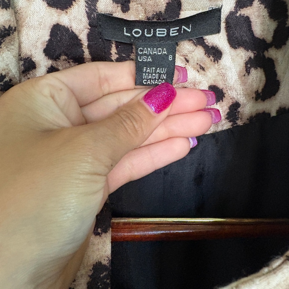 Chic Leopard Print Teddy Jacket - image 4